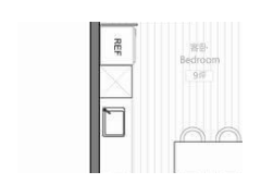 (裝修美家日記模版)單身小女生66平粉藍色裝修美家 暖暖的一居室